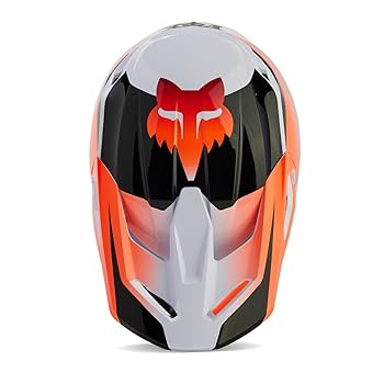 Amazon.com: Fox Racing V1 Motocross Helmet, Streak White, X